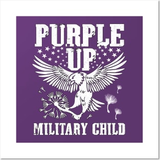 Purple Up Military Child We Wear Purple Military Child Posters and Art